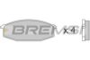 BREMSI BP2180 Brake Pad Set, disc brake